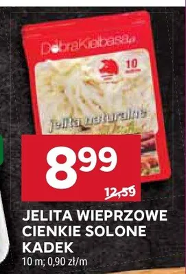 Jelita wieprzowe cienkie solone kadek promocja w Stokrotka