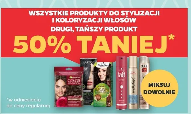 Wszystkie produkty do stylizacji i koloryzacji włosów promocja w Netto