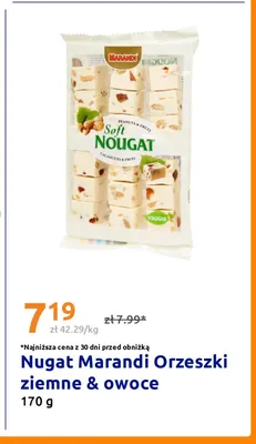Nugat Marandi Orzeszki ziemne & owoce promocja w Action