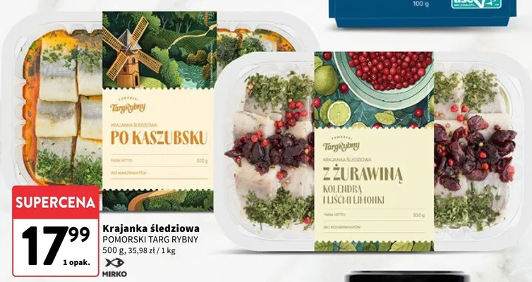 Krajanka śledziowa po kaszubsku promocja w Intermarche