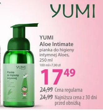 Pianka do higieny intymnej Aloe Intimate promocja w Hebe