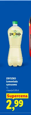 Lemoniada cytrusowa Zbyszko promocja w Lidl