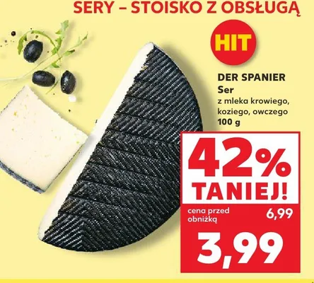 Ser z mleka krowiego, koziego, owczego promocja w Kaufland