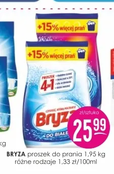 Proszek do prania Bryza promocja w Drogerie Jasmin