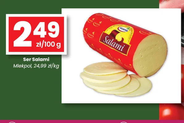Ser salami Mlekpol promocja w emma MARKET