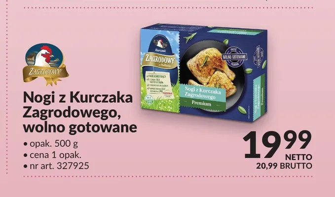 Połówka kurczaka zagrodowego wolno gotowana Drosed promocja w Makro