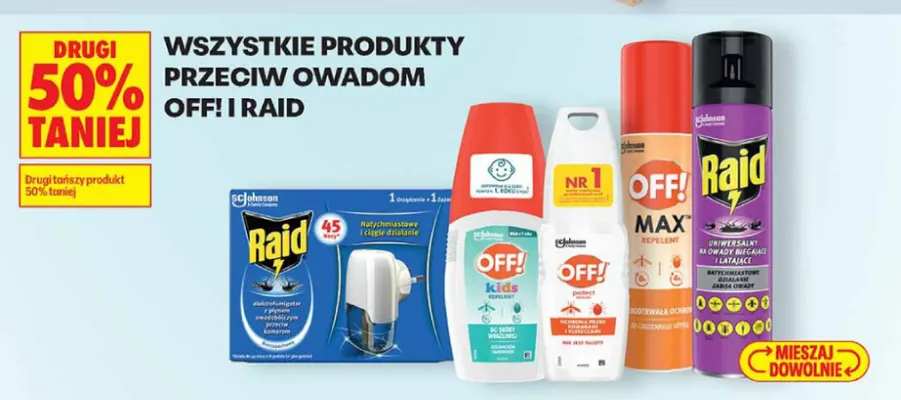 Spray na owady Raid promocja w Biedronka