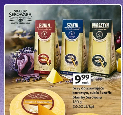 Ser dojrzewający Rubin Skarby Serowara promocja w Auchan