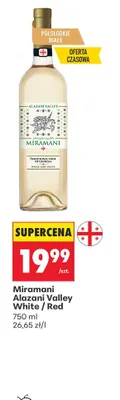 Wino Alazani Valley White promocja w Biedronka