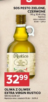 Oliwa z oliwek extra virgin Rustico promocja w Stokrotka