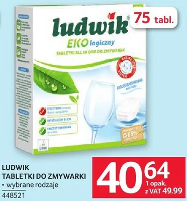 Tabletki LUDWIK TABLETKI DO ZMYWARKI wybrane rodzaje promocja w Selgros