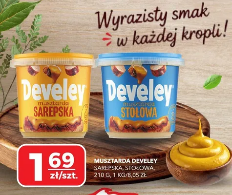Musztarda stołowa Develey promocja w Top Market