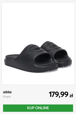 Klapki Adidas promocja w eobuwie.pl