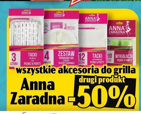 Tacki do grilla gastronomiczne Anna Zaradna promocja w TOPAZ