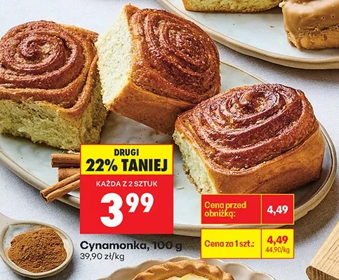 Cynamonka promocja w Biedronka