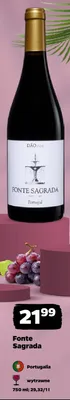 Wino czerwone wytrawne Fonte Sagrada Dão promocja w Netto