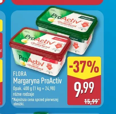 Margaryna Flora ProActiv Original promocja w Aldi
