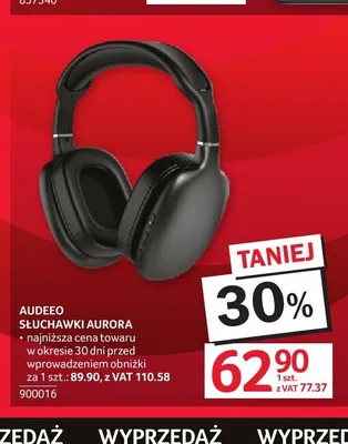 Słuchawki AUDEEO Aurora promocja w Selgros