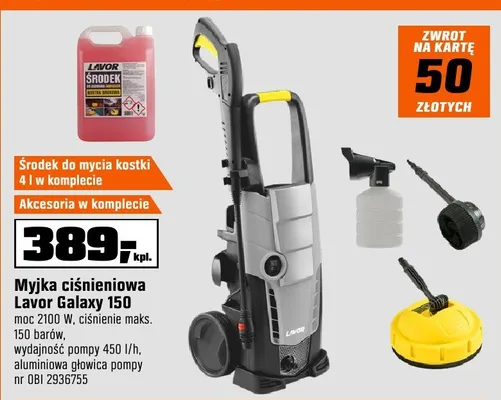 Myjka ciśnieniowa Lavor Galaxy 150 promocja w OBI