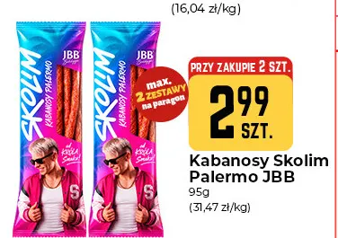 Kabanosy Skolim Palermo JBB promocja w Społem Częstochowa