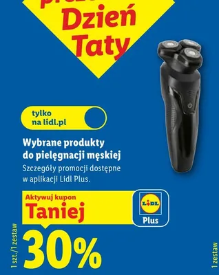 Produkty do pielęgnacji męskiej promocja w Lidl