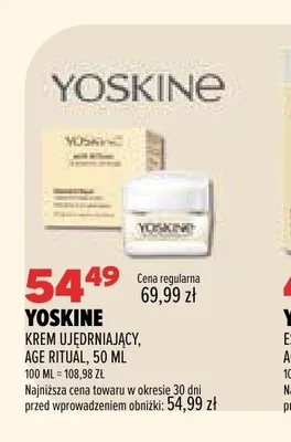 Krem ujędrniający Yoskine Age Ritual promocja w Drogerie Natura