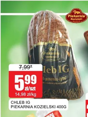 Chleb IG Piekarnia Kozielski promocja w Bingo