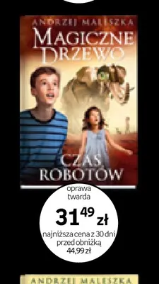 Książka Magiczne Drzewo Czas robotów oprawa twarda Andrzej Maleszka promocja w Empik