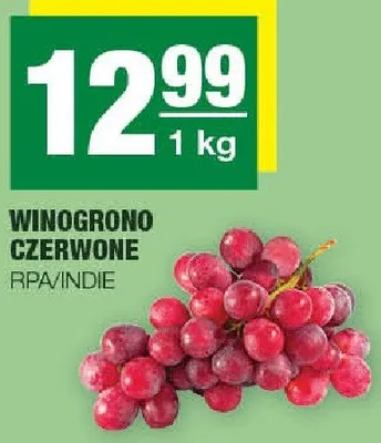 Winogrono czerwone promocja w SPAR