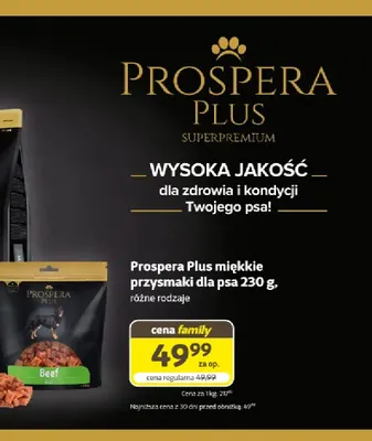 Prospera Plus miękkie przysmaki dla psa promocja w Super Zoo