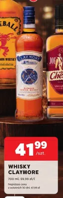 Whisky Claymore promocja w Stokrotka