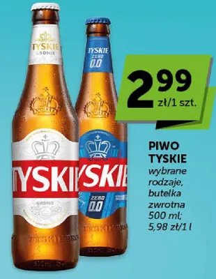Piwo Tyskie Gronie promocja w Groszek
