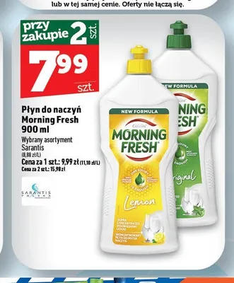 Płyn do naczyń Morning Fresh Original promocja w TOPAZ