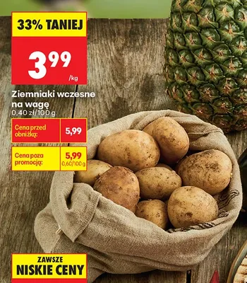 Ziemniaki wczesne promocja w Biedronka