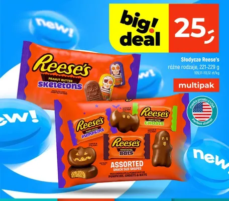 Słodycze Reese's Skeletons promocja w Dealz