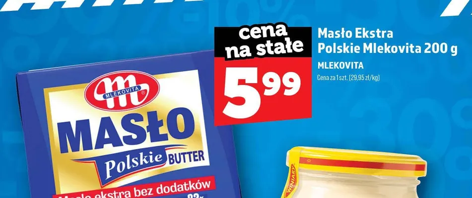 Masło ekstra polskie Mlekovita promocja w TOPAZ