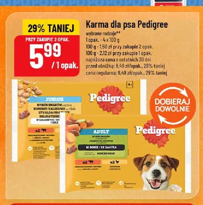 Karma dla psa Adult w sosie Pedigree 4-pak promocja w POLOmarket