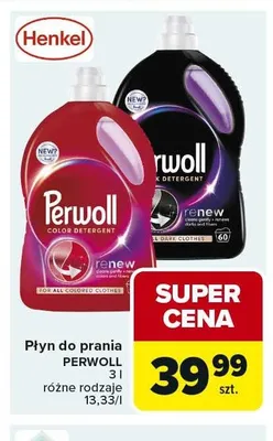 Płyn do prania Perwoll promocja w Carrefour Market