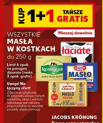 Masło ekstra Łaciate promocja w Kaufland