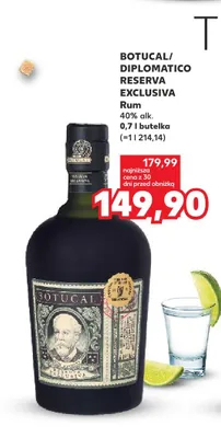 Rum Botucal Reserva Exclusiva promocja w Kaufland