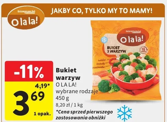 Bukiet warzyw wybrane rodzaje promocja w Intermarche