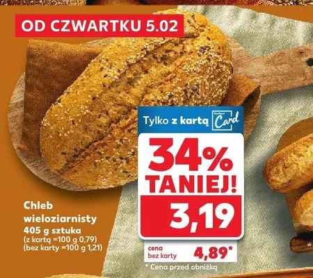 Chleb wieloziarnisty promocja w Kaufland