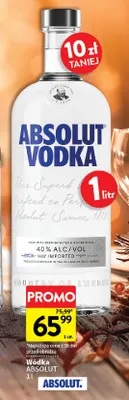 Wódka Absolut promocja w Intermarche