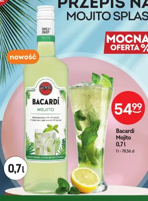 Drink Bacardi Mojito promocja w Żabka