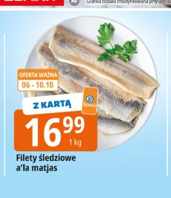 Filety śledziowe solone a'la matias Herring promocja w Leclerc
