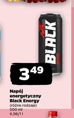 Napój energetyczny Black Energy promocja w Netto