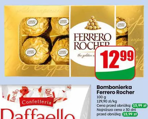 Bombonierka Ferrero Rocher promocja w Dino
