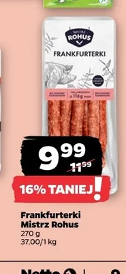 Frankfurterki Mistrz Rohus promocja w Netto