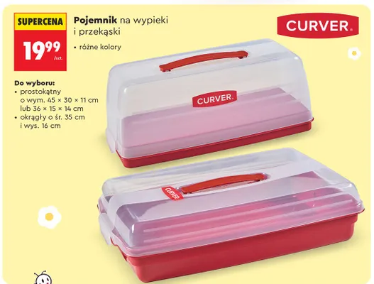 Pojemnik na wypieki i przekąski promocja w Biedronka