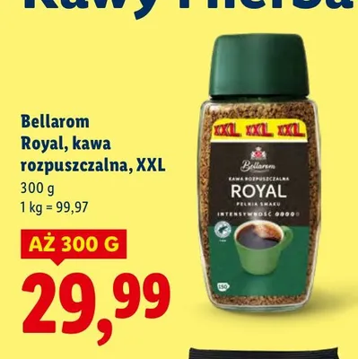 Kawa rozpuszczalna Royal XXL promocja w Lidl